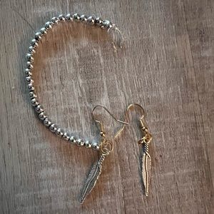 Feather earrings